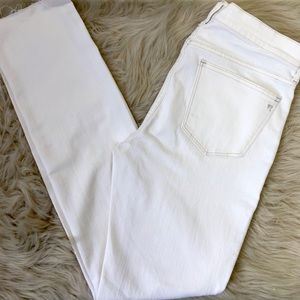 Madewell White Alley Straight Distressed Jeans 29